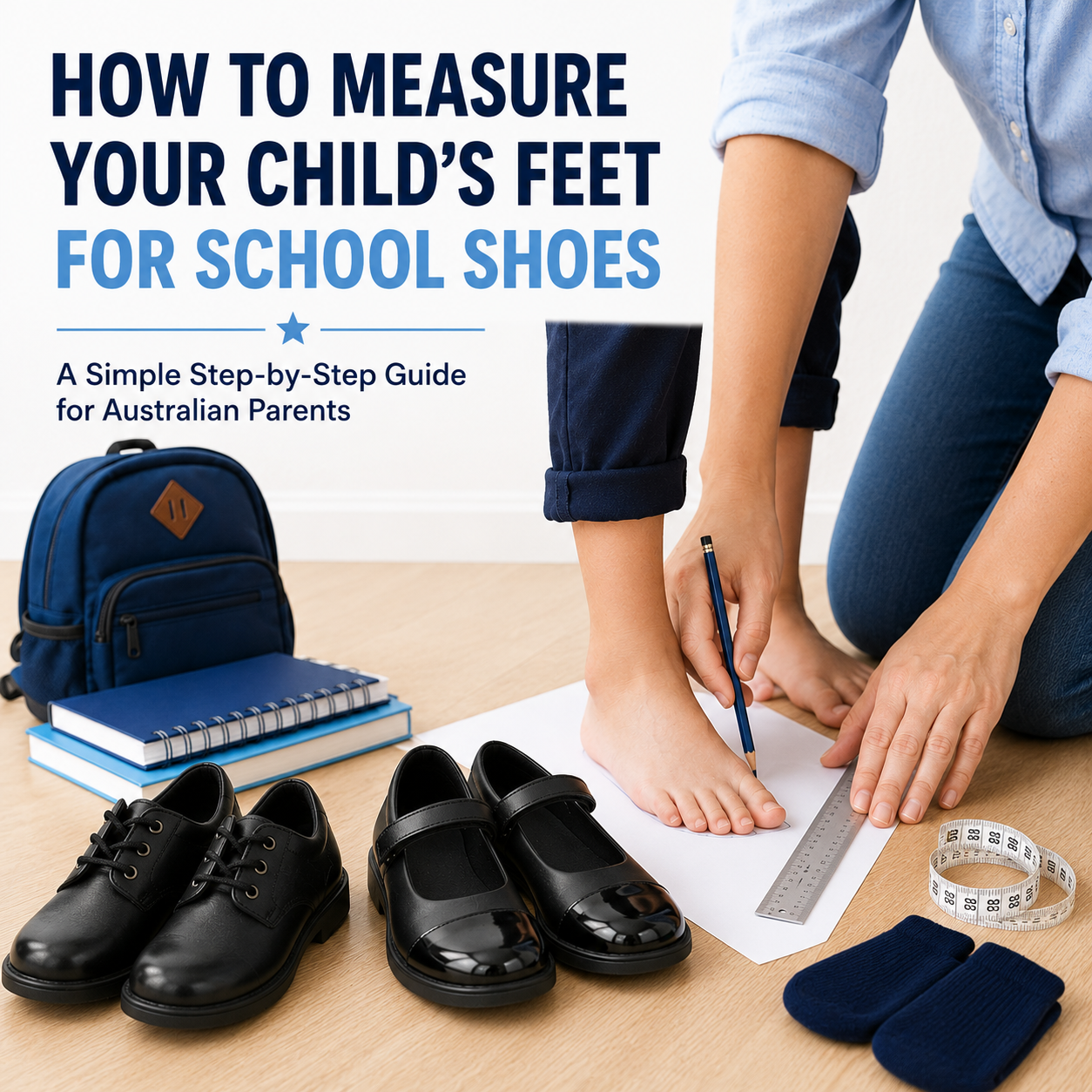 How to Measure Your Child's Feet at Home for School Shoes