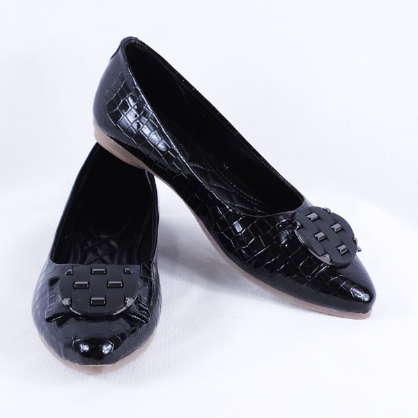 Adreen black ballet flats