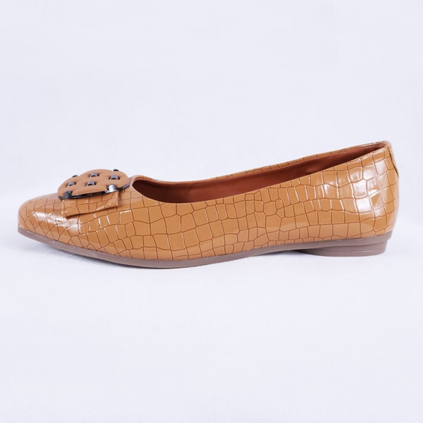 Adreen tan ballet flats women's