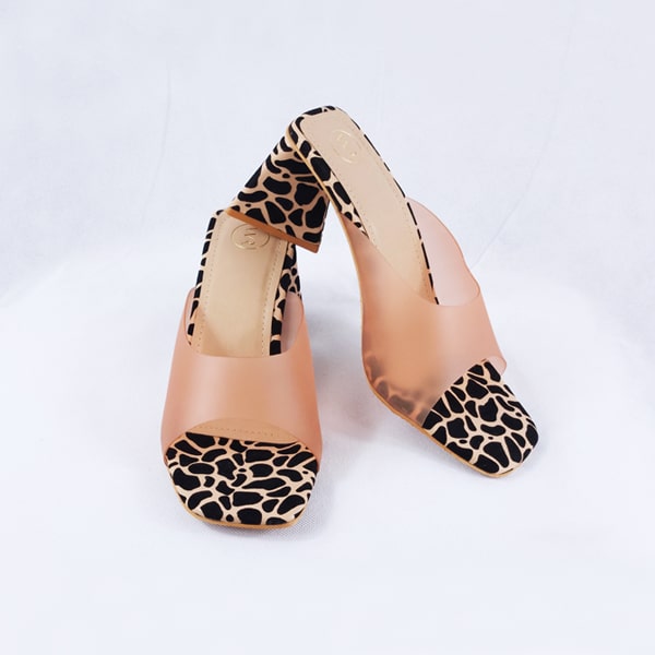 Benita blush pink heels