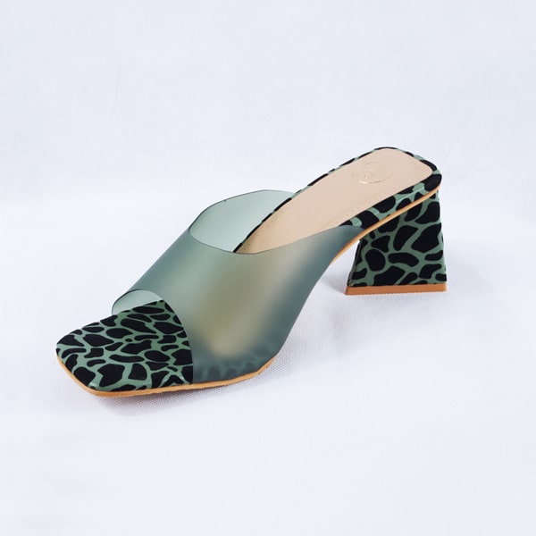 Benita green heels