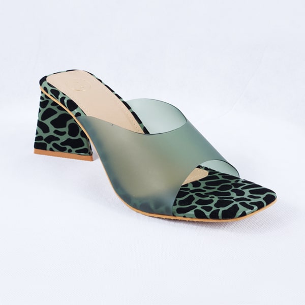 Benita green heels