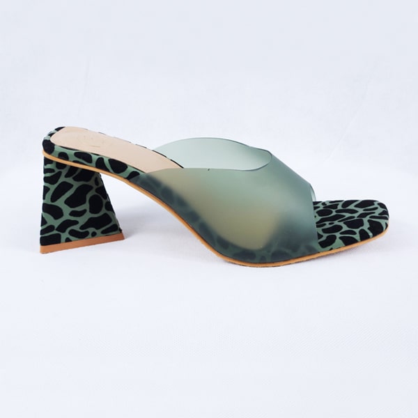 Benita green heels