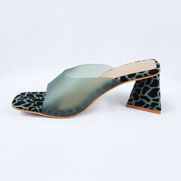Benita green heels