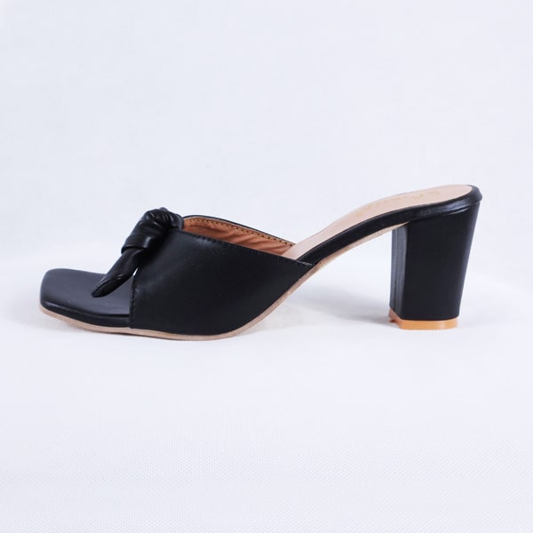 Cemic black block heels