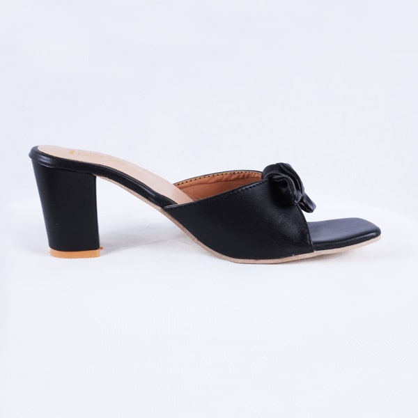 Cemic black block heels