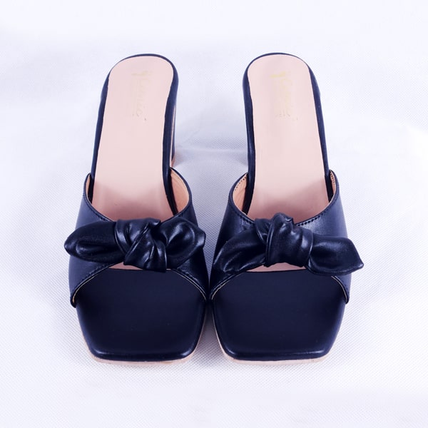 Cemic black block heels