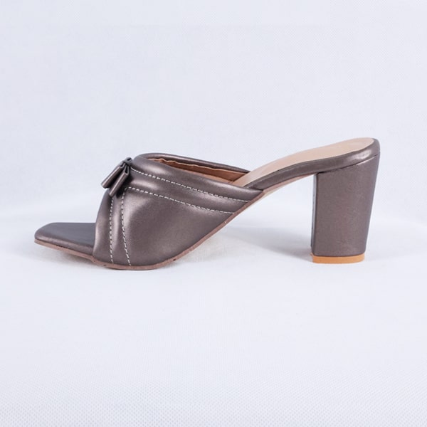 Cemic copper block heels sandals