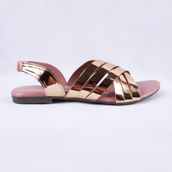 Cindal rose gold sandals