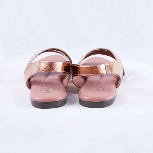Cindal rose gold sandals