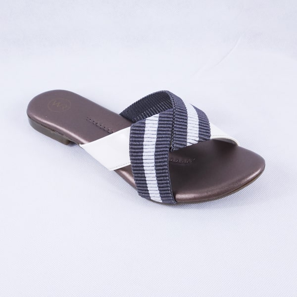 Dorthy grey slides for women
