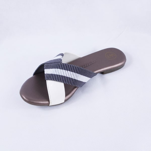 Dorthy grey slides for women
