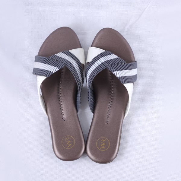 Dorthy grey slides for women