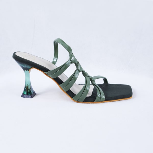 Flair Green Heels