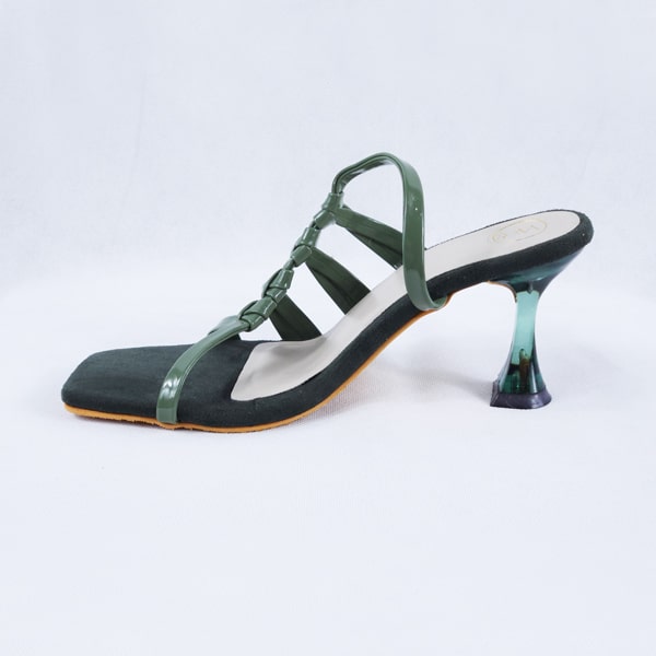Flair Green Heels