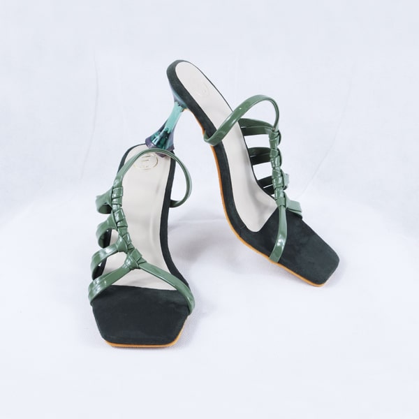 Flair Green Heels