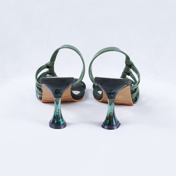 Flair Green Heels