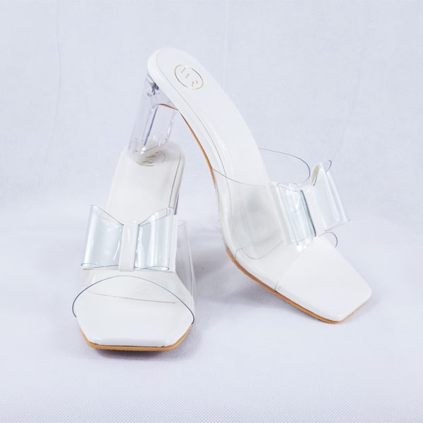 Clear block heels australia deals