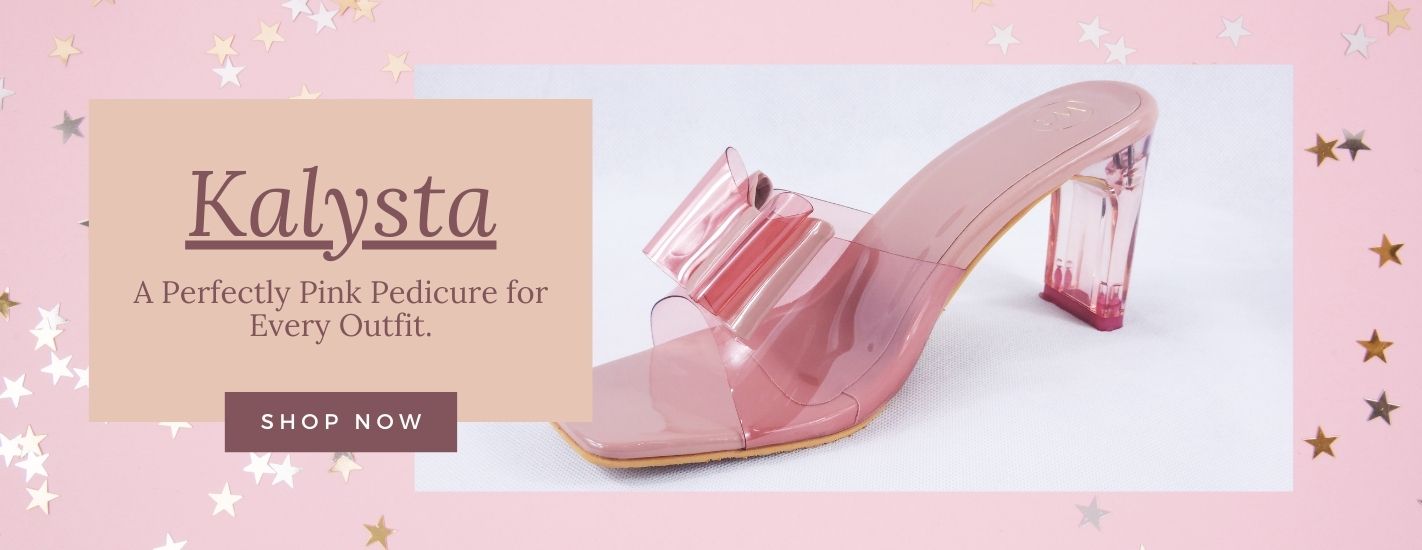 Kalysta Pink Clear Heels