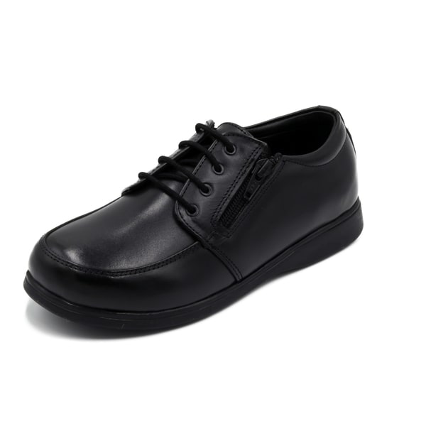 Legacy Boys Black School Shoes