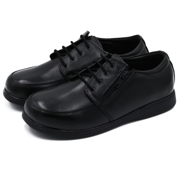 Legacy Boys Black School Shoes