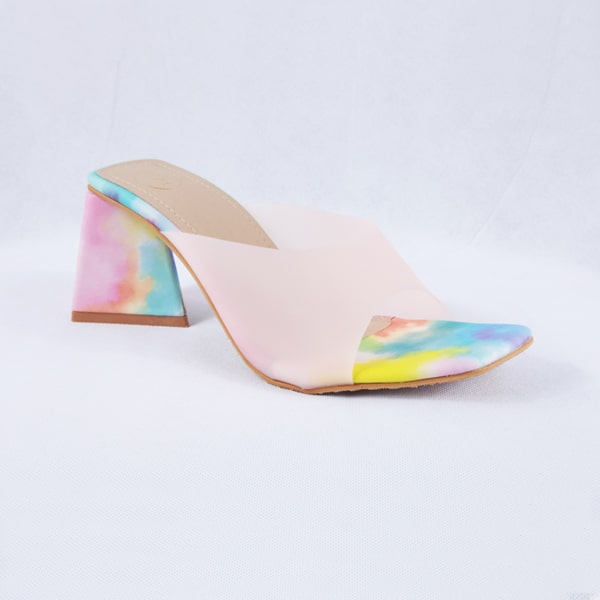 Sabeen Pink Block Heels