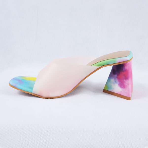 Sabeen Pink Block Heels