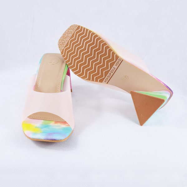 Sabeen Pink Block Heels