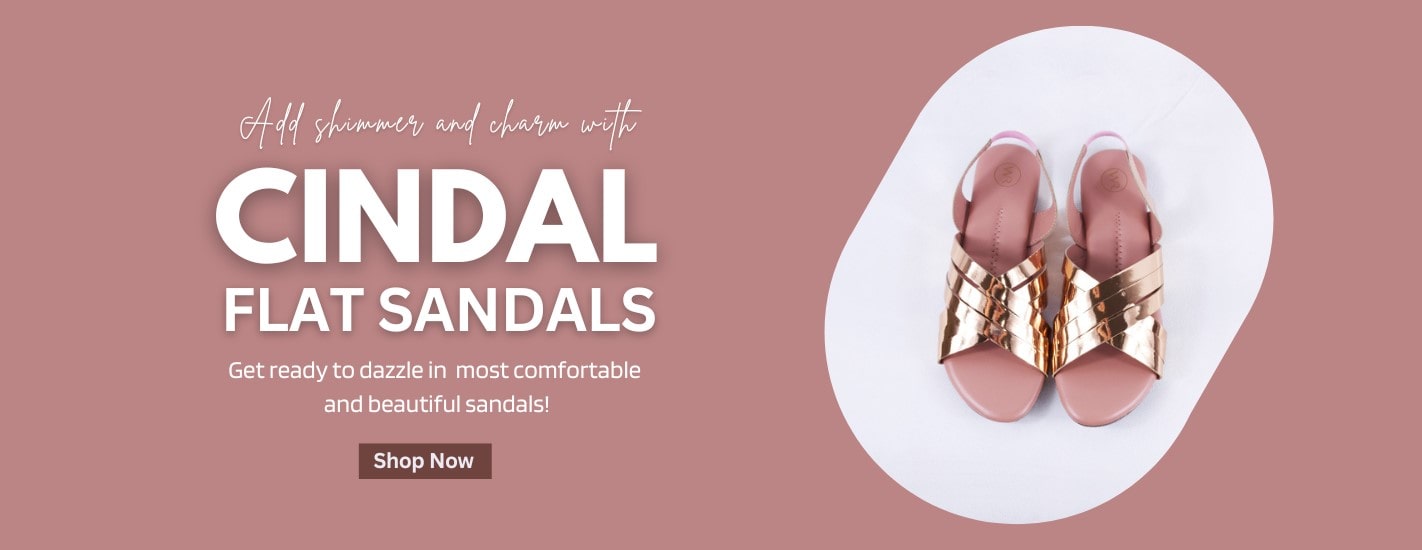 Cindal Flat Sandals for Women